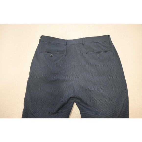 Penguin Munsingwear Plaid Wool-Poly Dress Pants Stretch Flat Mens Size 34 x 32 - Picture 8 of 8